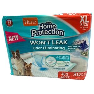 Hartz Home Protection Mountain Fresh Scent Dog‎ Pads XL 30in x 21in 30ct